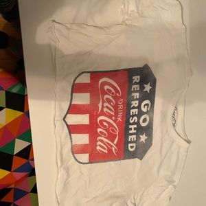 Women’s Coca Cola cropped shirt!